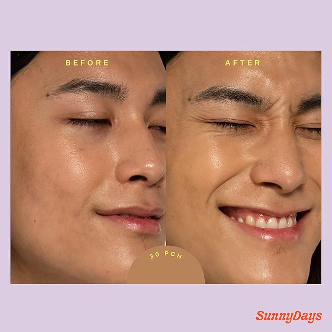 Tower 28 Beauty SunnyDays SPF 30 Tinted Mineral Sunscreen - For Sensitive Skin - 2-in-1 Facial Broad Spectrum UVA/UVB Protection + Foundation – Shade 30 PCH, 1 Fl Oz