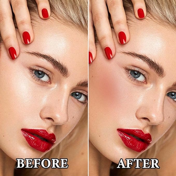 Liquid Contour Beauty Wand,Stick with Cushion Applicator,Cream Contour,Long Lasting Smoothly Moisturizng Silky Contour Stick Blush Stick