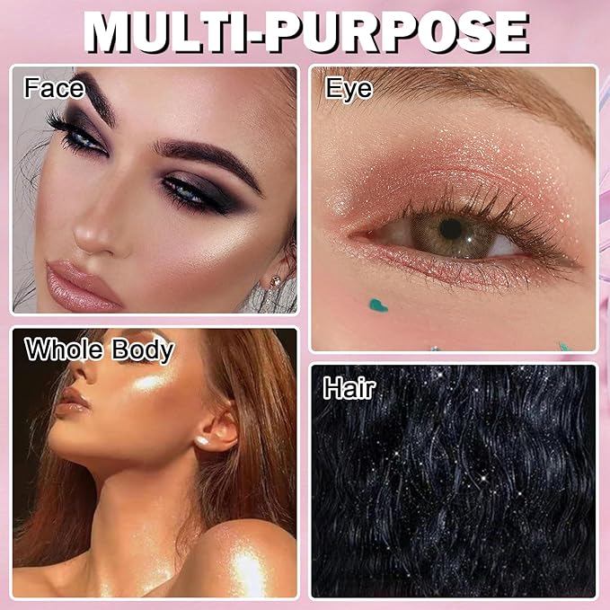 White Highlighter Makeup Palette Face Highlighter Powder Iluminadores De Maquillaje Narutal Shimmer Glitter Highlighter Contour Powder Makeup Palette-02 Quicksand Gold