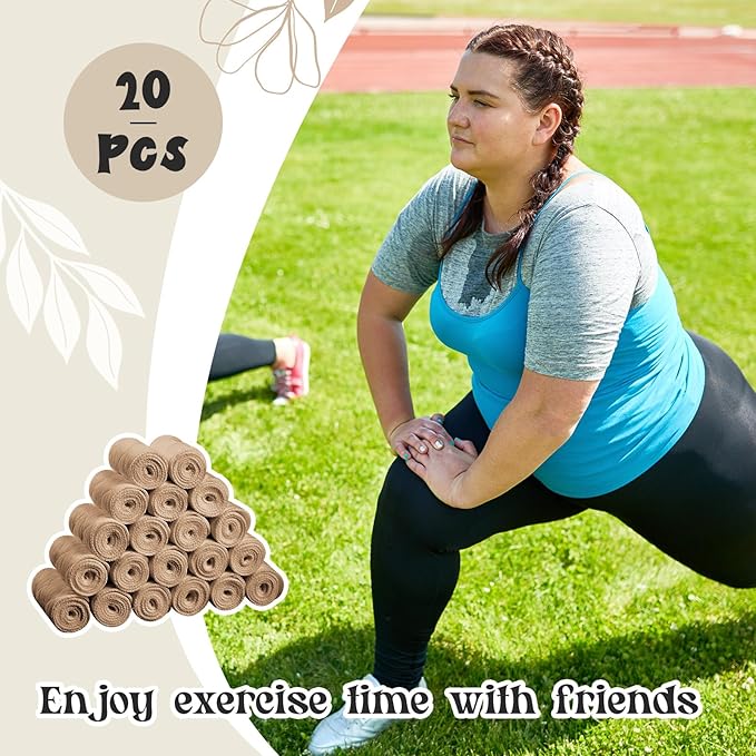 Toulite 20 Pcs Bra Liners for Sweat 18x3 Inch 3 Layer Washable Rectangle Cotton Under Breasts Pads for Women Absorb Sweating