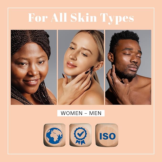 Wellness Heavens Foaming Facial Cleanser for Women & Men, Oil-Free Hydrating Gentle Face Cleanser for Sensitive Skin with Glycolic Acid, Hyaluronic Acid & Aloe, Soap Free, 3.38 fl. Oz.