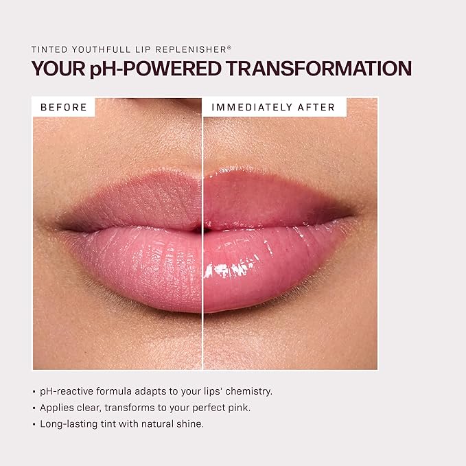 Revision Skincare Tinted YouthFull Lip Replenisher® – pH-Activated Tinted Lip Plumper, Hydrating, Volumizing, and Anti-Aging Treatment with Hyaluronic Acid, 0.33 oz