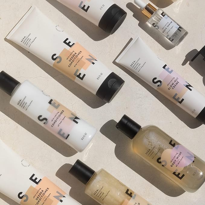 SEEN Deeper Conditioner Eco-Refill- Scented - Non-Comedogenic & Sulfate-Free Hair Conditioner- Dermatologist-Developed -Safe for Sensitive & Acne Prone Skin