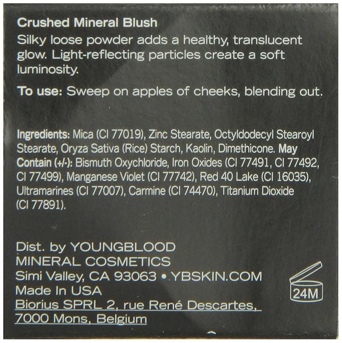 Youngblood Natural Loose Mineral Blush - Sherbet - 3 g / 0.10 oz (Pack of 2)