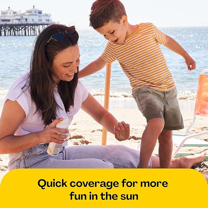 Hello Bello SPF 50 Kids Mineral Sunscreen Spray, Hypoallergenic Broad Spectrum UVA and UVB Protection, Reef Friendly and Water Resistant, 5 oz