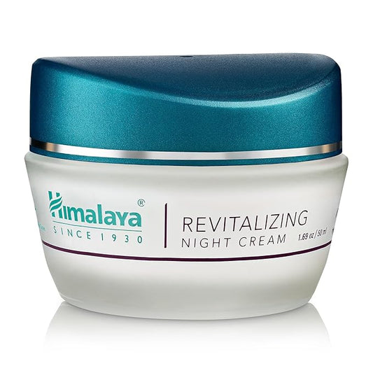 Himalaya Revitalizing Night Cream for Damaged & Aging Skin, Daily Deep Moisturizing Overnight Repair Treatment, For All Skin Types, 1.69 oz