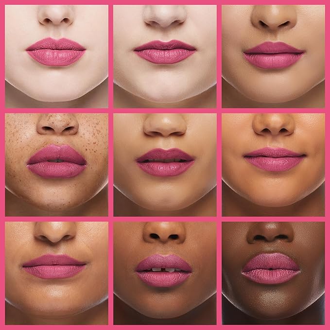 Oulac Matte Liquid Pink Lipstick for Women, Long Lasting Lipstick Waterproof Lip Stain, No Transfer, Creamy High Pigmented Formula with Rose Oil, Vegan & Cruelty-Free, Pink M09