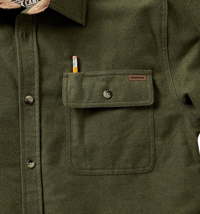 Legendary Whitetails Men's Flannel Shirt Long Sleeve Button Down 100% Cotton