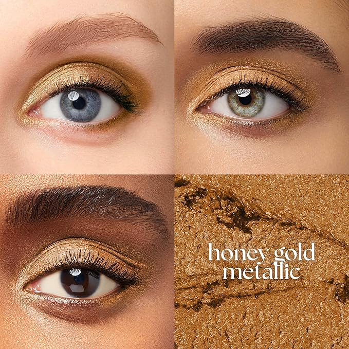 Julep Eyeshadow 101 Cream-to-Powder Waterproof Shadow Stick – Honey Gold Shimmer – Long-Lasting, Crease-Proof, Warm Golden Shimmer Cream Eyeshadow with Built-in Smudger