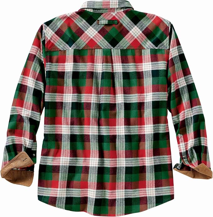 Legendary Whitetails Men's Flannel Shirt Long Sleeve Button Down 100% Cotton