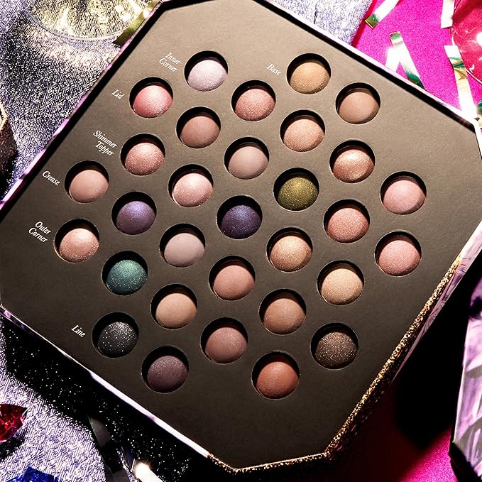 LAURA GELLER NEW YORK The Ultimate Palette Baked Eyeshadow Palette Sensation Soiree - 31 shades - Matte and Shimmer Shades - Pigmented Crease-Proof Eye Makeup