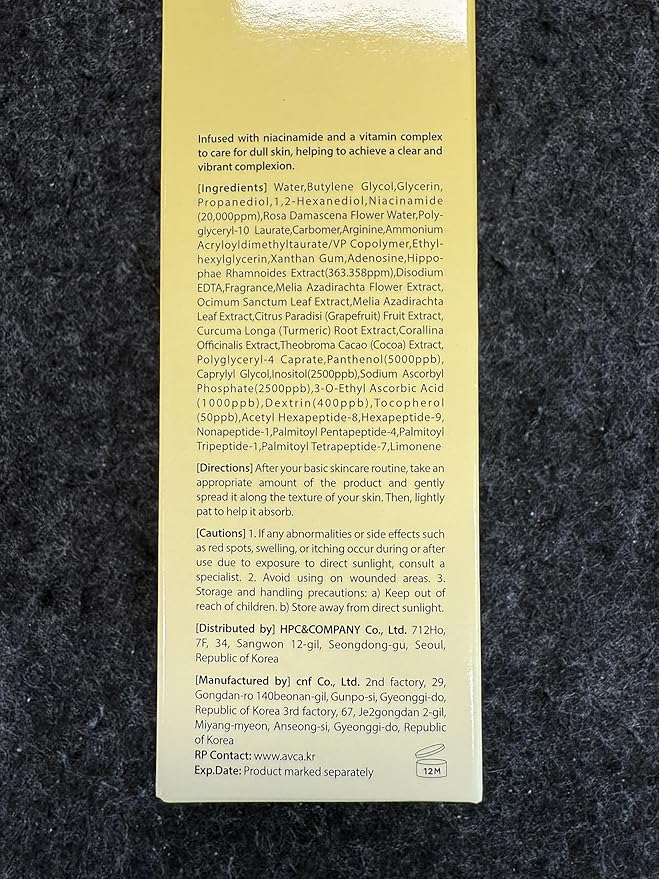 AVCA True Brightening Vitamin C Face Serum (3.38 oz) - Dark Spot Facial Serum with Vitamin C