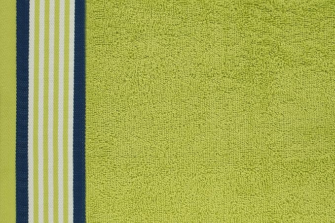 CASA COPENHAGEN He & She 2 Pieces Large Bath Sheet Set- Violet Indigo + Teal Green, 550 GSM, Designed in Denmark Made of Soft Egyptian Cotton for Bathroom, Kitchen & Shower