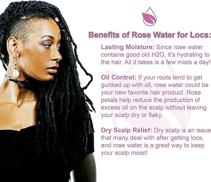 32 oz Rose Hydrosol Water – 100% Pure Rosewater Spray Mist Bulk – Hydrating Face Toner Rose Water for Skin and Hair Linen Spray for Sheets Room Freshener Body Spray Refill by Organic Pure Oil