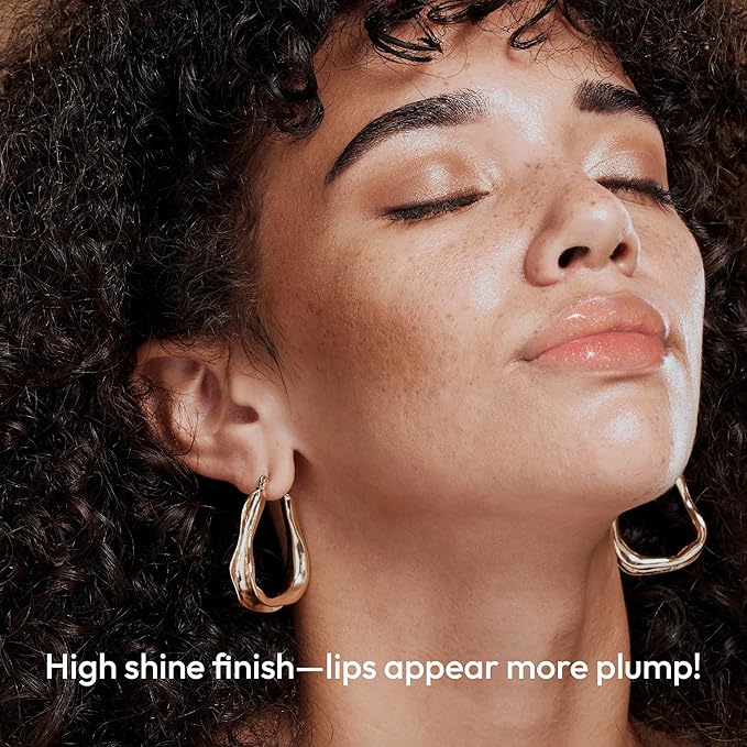 KISS NEW YORK Professional Melting Jelly Lip Balm, High Shine & Moisturizing Lip Stick, Long Lasting, Plumping Effect Look, Non-Sticky & Not Cakey, Easy Application & Natural Coverage (Grapefruit)