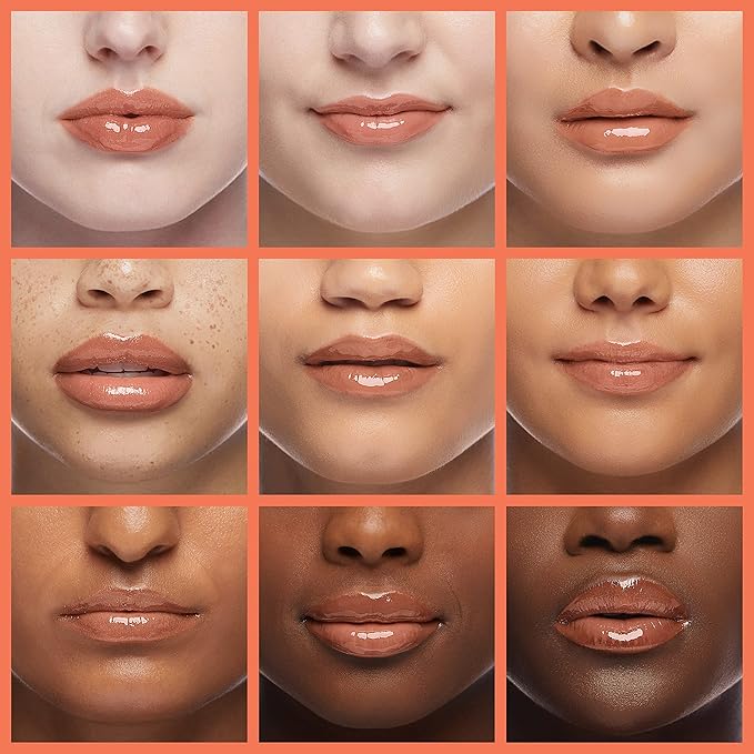 Plumping Lip Oil, Long Lasting Hydrating Lip Gloss Tinted Lip Balm Non-sticky Revitalizing, Tinting Lip Care Oil for Dry Lip (CORAL)