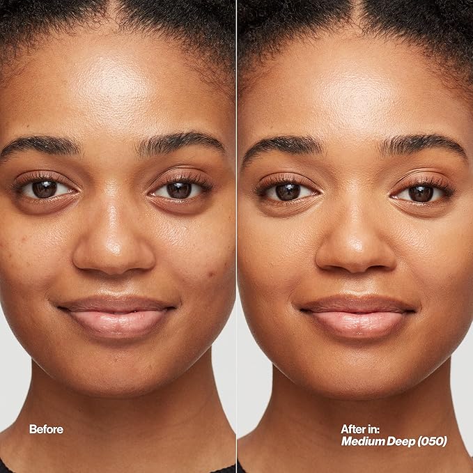 Revlon ColorStay Flex Wear, Full Cover Non-Creasing Concealer, Infused with Hyaluronic Acid & Vitamin E, Flexible Longwear, 050 Medium Deep, 0.34 Fl Oz