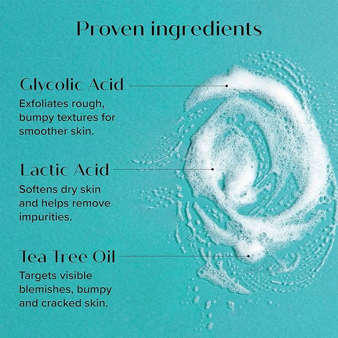 MEDIX 5.5 Glycolic Acid Exfoliating Face & Body Scrub Cleanser + Argan Oil Moisturizing Body Cream Lotion 2PC Skin Care Set | Alpha Hydroxy Acid & Lactic Acid Foaming Body Wash & Face Wash, 2PC Set