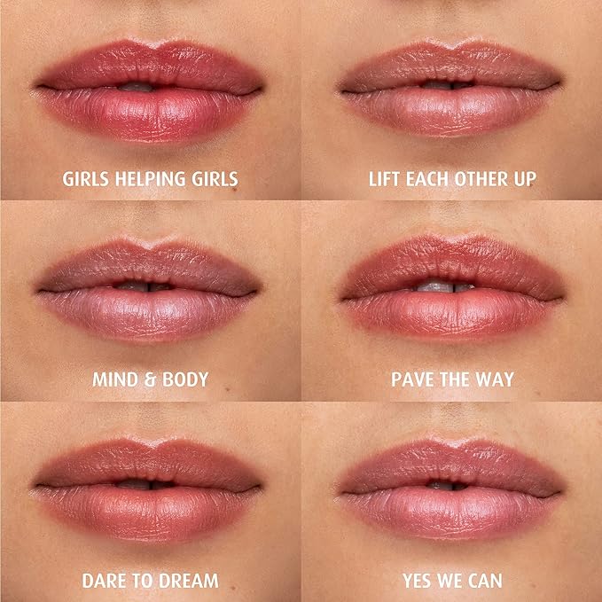 Lune+Aster Tinted Lip Balm - Lift Each Other Up - Vegan, antioxidant-rich vitamins C and E tinted lip balm provides a sheer customizable flush of color for soft, smooth lips