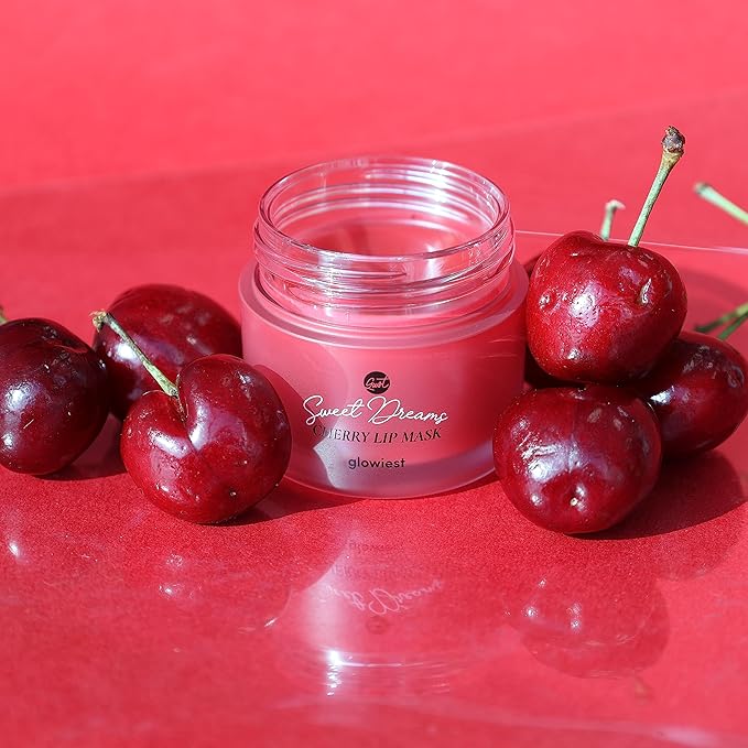 Sweet Dreams Lip Mask-Nourishing, Plumping and Hydrating Lip Balm | Ecofriendly Lip Sleeping Mask | Hyaluronic Acids + Vitamin C + Shea Butter + Antioxidants l Cherry- 0.7 oz