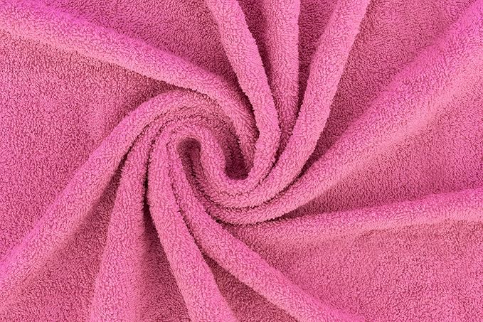 CASA COPENHAGEN He & She 2 Pieces Large Bath Sheet Set- Dusty Blue + Pink, 550 GSM, Designed in Denmark Made of Soft Egyptian Cotton for Bathroom, Kitchen & Shower