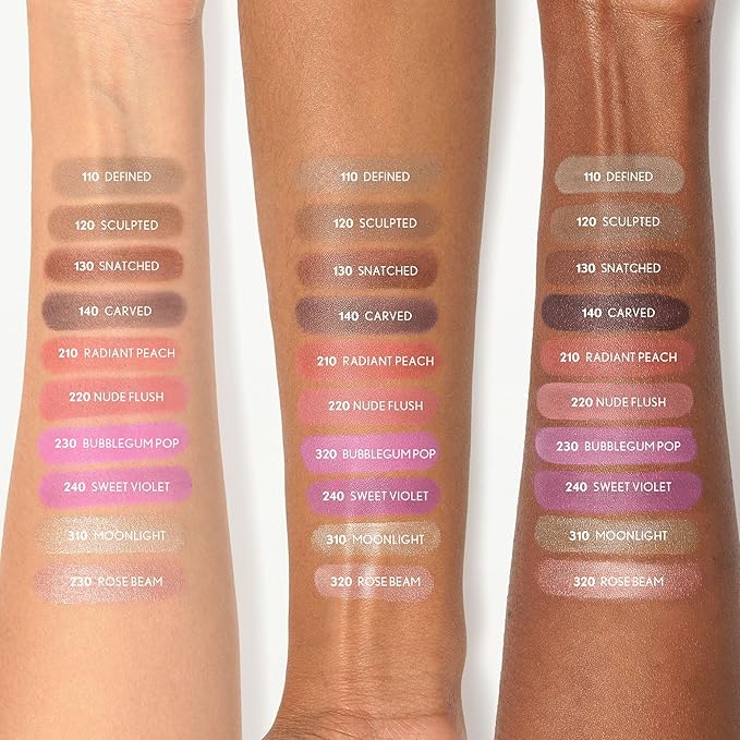 CoverGirl Trublend Skin Enhancer Contour Stick Balm, 120 Sculpted, Vegan Formula, Easy to Use, Glides on Effortlessly, Non-Greasy, Doesn't Crease, 0.21oz