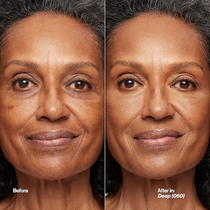 Revlon ColorStay Flex Wear, Full Cover Non-Creasing Concealer, Infused with Hyaluronic Acid & Vitamin E, Flexible Longwear, 060 Deep, 0.34 Fl Oz