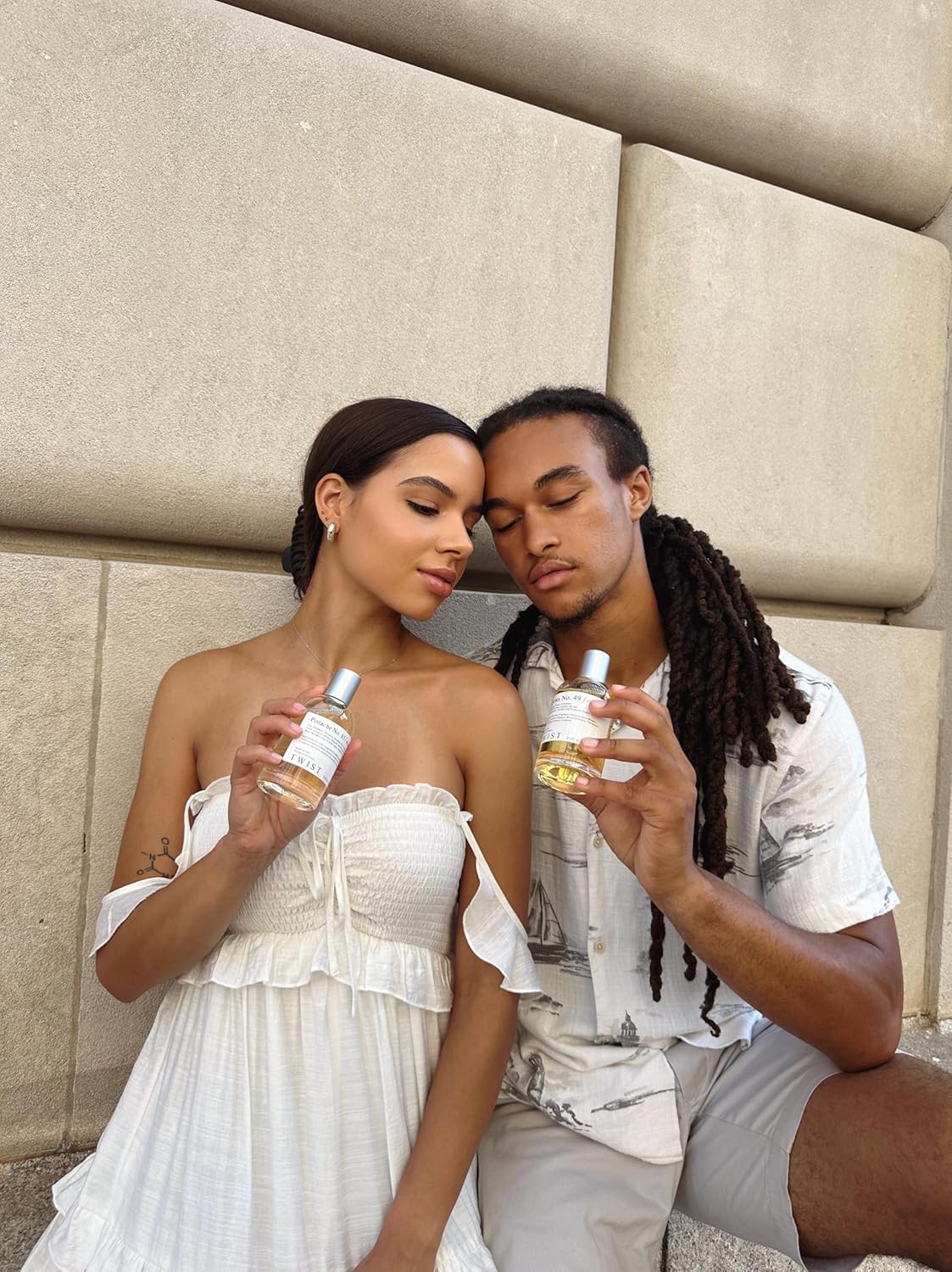 Twist Love at First Sniff No. 132 - Inspired by Manc. Instant Crush, Long-Lasting Perfume for Women & Men, Vegan, Clean Ingredients, Saffron & Amber Fragrance – Spray 100 ml | 3.4 fl. oz.