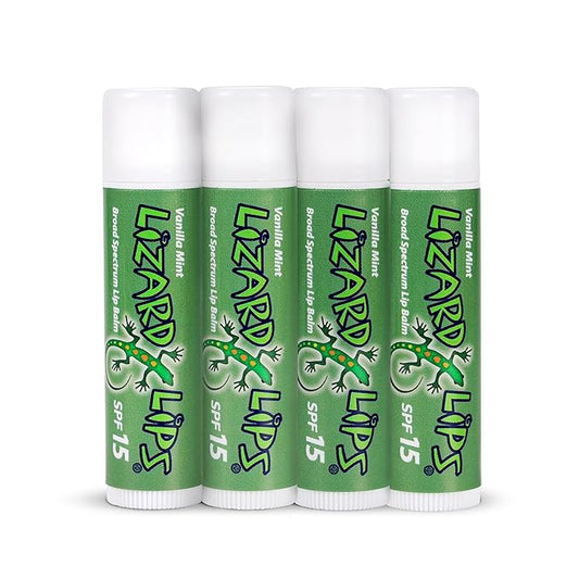 Lizard Lips SPF 15 Lip Balm (Vanilla Mint)