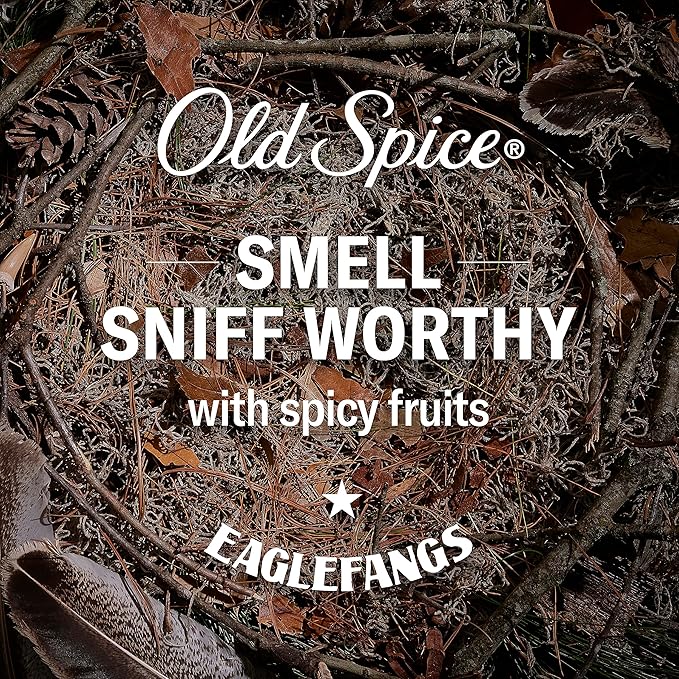 Old Spice Body Wash for Men, Eaglefangs, Long Lasting Lather, 24 fl oz (Pack of 4)
